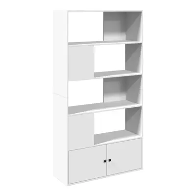 (white, x x cm) vidaXL Bookcase Bookshelf Book Rack Storage Cabinet Cupboard Engineered Wood