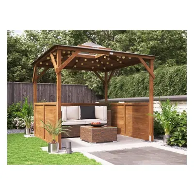 Gazebo - Erin Gazebo - Half Height Solid Wall Panels - Dunster House