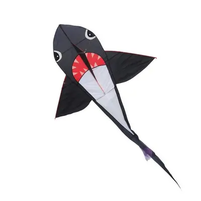 () 55/77 Inches Big Size Shark Kite Kid Outdoor Play Toys Without Line Winder