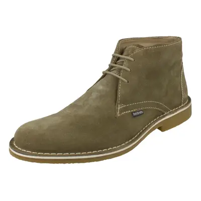 (UK 6, Beige) Mens Lambretta Casual Ankle Boots Carnaby2