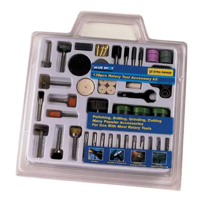 138 Piece Rotary Tool Accessory Set - tool rotary accessory set 138pc bit piece lifetime guarant