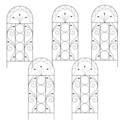 Set of x Leaf Design Metal Trellis (120cm x 50cm)