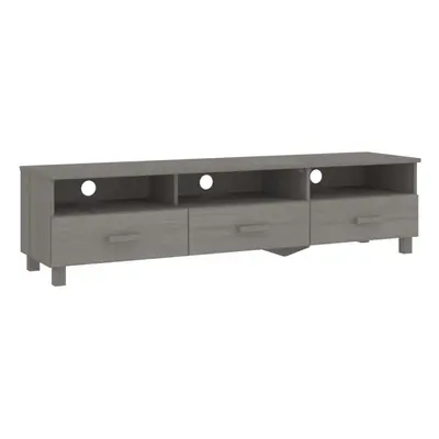 (light grey) vidaXL TV Cabinet Solid Wood Pine Wooden TV Stand Unit Furniture Multi Colours