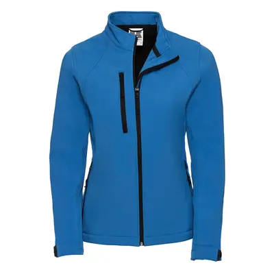 (L, Azure) Russell Womens/Ladies Soft Shell Jacket