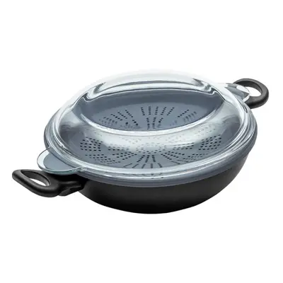 Prestige Wok Pan with Silicone Insert in Non Stick Cookware Set - cm