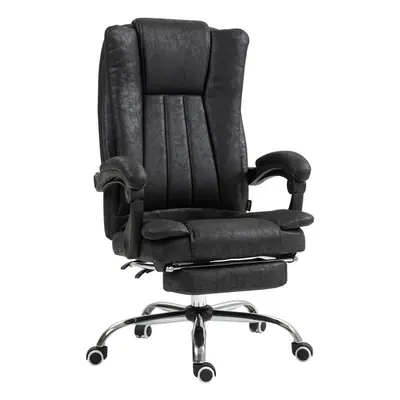 Vinsetto Executive Office Chair Computer Desk Chair for Home w/ Footrest, Black