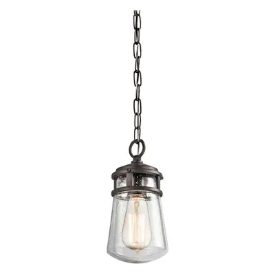 Outdoor IP44 Bulb Chain Lantern Architectural Bronze LED E27 75W