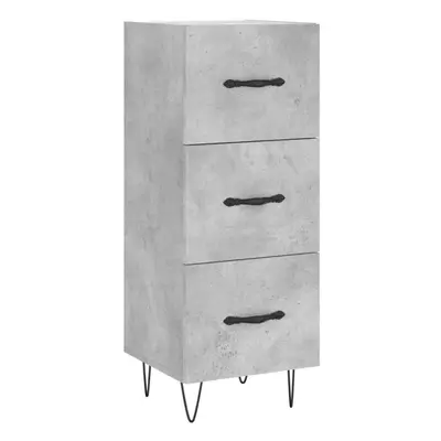 vidaXL Sideboard Storage Side Cabinet Cupboard Concrete Grey Engineered Wood