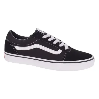 (3 UK, Black) Vans Boys Kids Ward Low Rise Canvas Casual Skater Trainers Sneakers Shoes