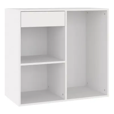 (white) vidaXL Cosmetic Cabinet Dressing Room Storage Makeup Cupboard Engineered Wood