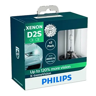 Philips X-tremeVision 85122XVS2Â Xenon headlight bulb D2S, set of