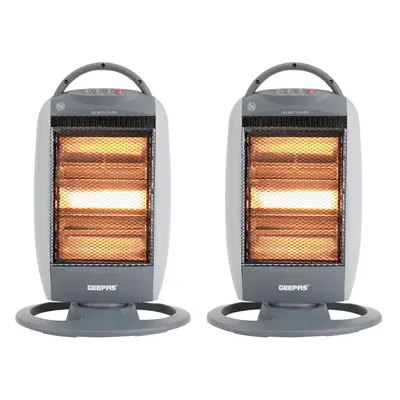 Geepas Halogen Heater Pack of Thermostat Control