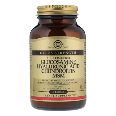 Solgar, Glucosamine Hyaluronic Acid Chondroitin MSM, Tablets