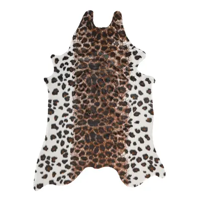 Faux Cowhide Area Rug with Spots x cm Brown and White BOGONG