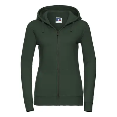 (XS, Bottle Green) Russell Womens/Ladies Authentic Full Zip Hoodie