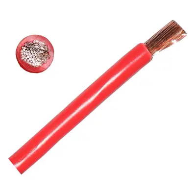 (30M) 10mmÂ² Thinwall Cable Single Core RED