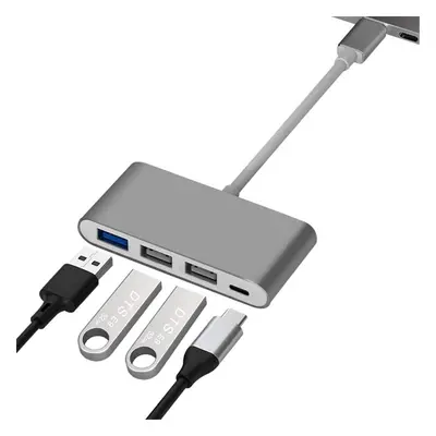 4-in-1 USB-C HUB Docking Station Adapter OTG Converter With USB-C PD Power Delivery USB 3.0 USB 