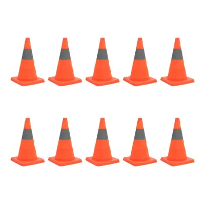 vidaXL 10x Pop-up Traffic Cones cm Outdoor Foldable Traffic Road Signs