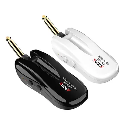 5.8G Wireless Guitar Audio Transmission System Transmitter Receiver Built-in Rechargeable Batter