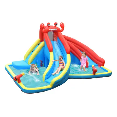 Inflatable Bounce House Kids Bouncy Castle Jump Water Park Crab Playhouse