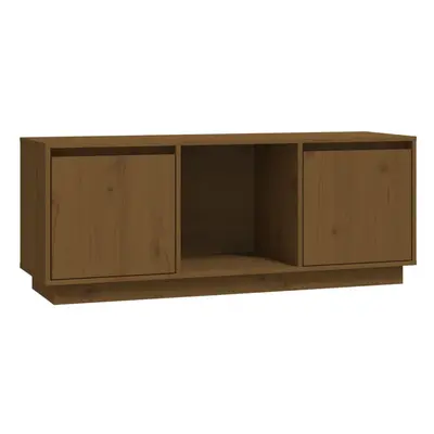 (honey brown) vidaXL Solid Wood Pine TV Cabinet Media HiFi Cabinet TV Console Multi Colours