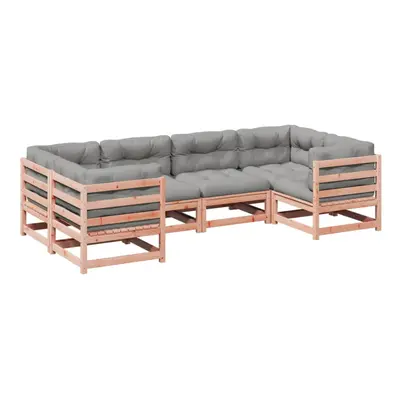 vidaXL Garden Sofa Set Piece with Cushions Couch Solid WoodÂ Douglas Fir