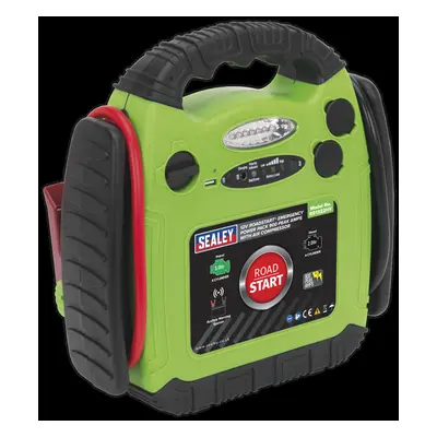 RoadStart® Emergency Jump Starter with Air Compressor 12V Peak Amps