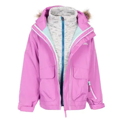 (11-12 Years, Deep Pink) Trespass Childrens/Kids Outshine in TP50 Jacket