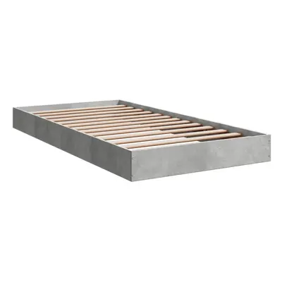 (concrete grey, x cm/ cm) vidaXL Bed Frame Bed Base Sonoma Oak 75x190 cm Small Single Engineered