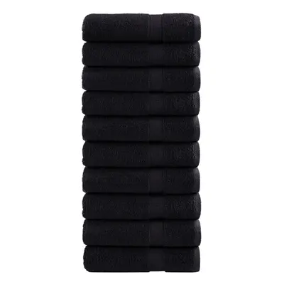 (black, x cm/ pcs) vidaXL Premium Sauna Towels Guest Bath Towel pcs Grey 600gsm 100% Cotton