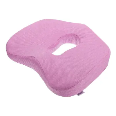 (Pink) Orthopedic Memory Foam Seat Cushion Anti-slip Pillow Pain Relief