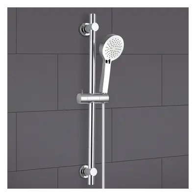 SOLID BRASS SLIDER RAIL SHOWER KIT + MODE HANDSET & 1.5M SHOWER HOSE BATHROOM