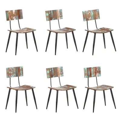 Dining Chairs pcs Solid Reclaimed Wood