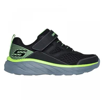 (13 (Children's)) Boundless | Black/Lime | Boy's Sporty Sneakers