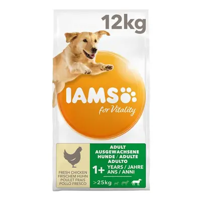 IAMS for Vitality Adult Large Dog Food Chicken 12kg