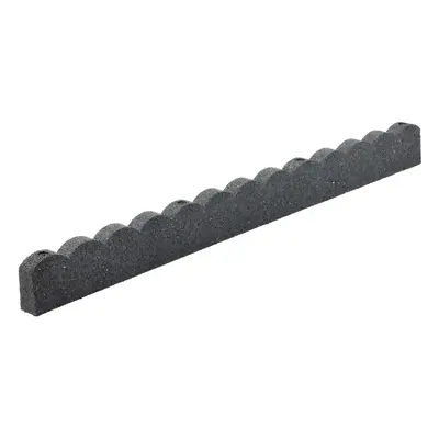 (Grey, Pack of 6) Nicoman Scallop Garden Edging Border