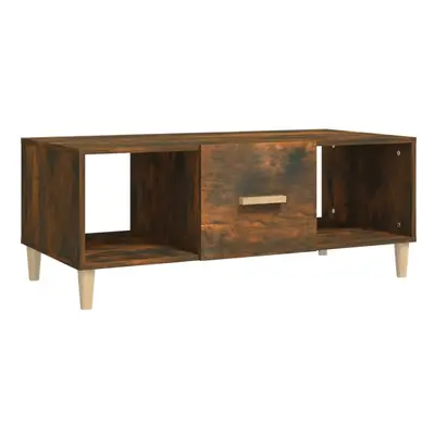 (Smoked oak) vidaXL Coffee Table Engineered Wood Side Centre Accent Table Multi Colours