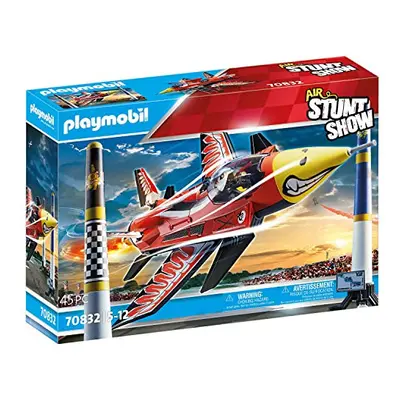 Air Stunt Show Eagle Jet, Toy Plane with Wind-Up Motor, Aeroplane Toy for 5+ Year Olds