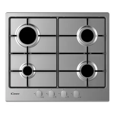 Candy Burner Gas Hob - Stainless Steel - CHW6BRX