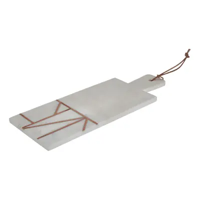 Premier Housewares White Marble / Copper Inlay Paddle Board