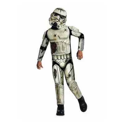 (S, White/Black) Star Wars Childrens/Kids Death Trooper Costume