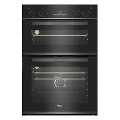 Beko BBXDF29300Z Built In Electric Double Oven - Dark Steel