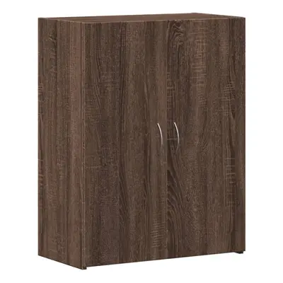 vidaXL File Cabinet File Storage Filing Cabinet Brown Oak Engineered Wood