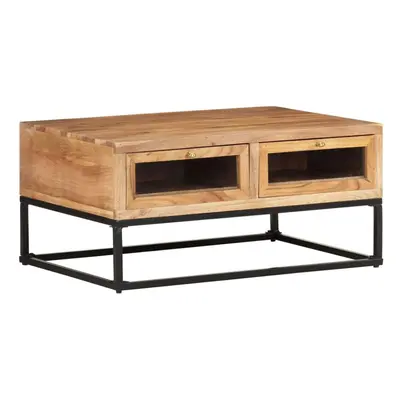 Coffee Table 90x60x40 cm Solid Acacia Wood