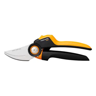 Fiskars Bypass Garden Pruners L, X-series PowerGear, P961, With rolling handle, For fresh branch