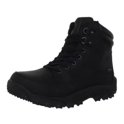 Timberland Men's Rime Ridge Mid WP Sneaker, Black Nubuck, UK