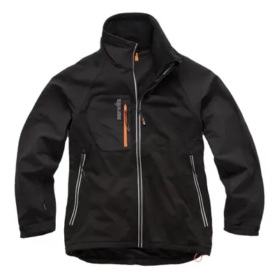 (XXL, Black) Scruffs Mens Trade Soft Shell Jacket