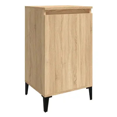 (sonoma oak, pcs) vidaXL 1/2x Bedside Cabinet White 40x35x70 cm Engineered Wood Multi Colours