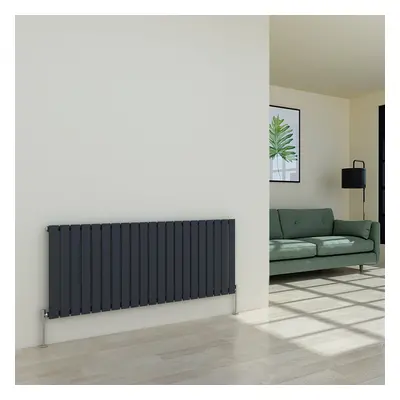 (600 x 1430mm Single, Anthracite) Flat Panel Designer Radiator