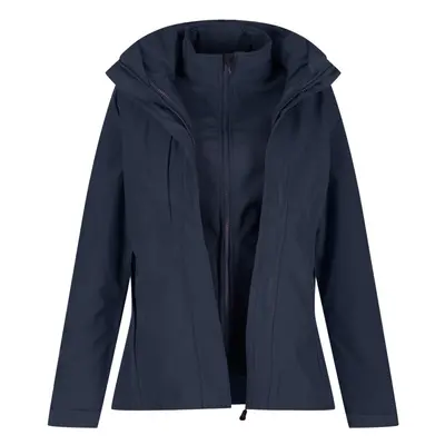 (12, Navy) Regatta Professional Womens/Ladies Kingsley 3-in-1 Waterproof Jacket